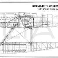 Aeronautica Macchi - Idro M.67 - Assieme vista laterale